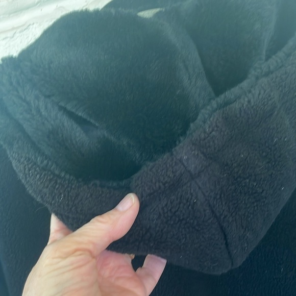 NILS Resort Wear Cozy Black Plush Teddy  Coat - Picture 4 of 12
